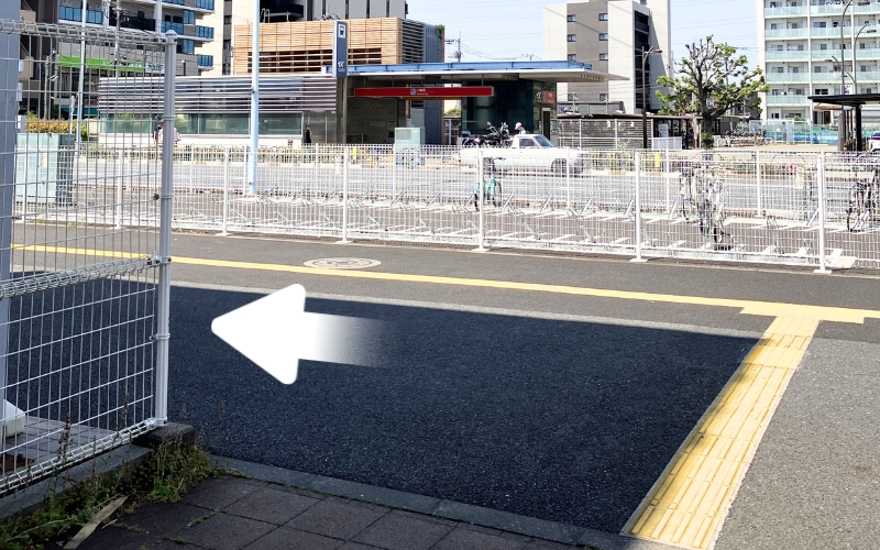 六町駅前